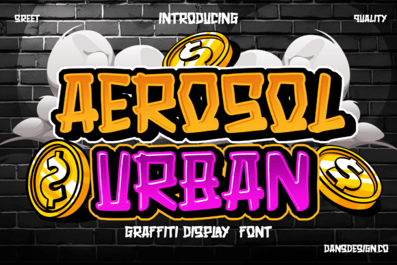Aerosol Urban: A Graffiti Brush Font for Bold Branding