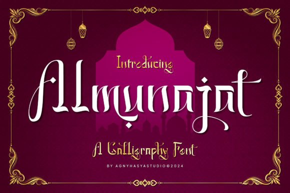 Almunajat Review: A Display Font for Small Business Branding