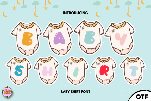 Baby Shirt Font: A Display Typeface for Editorial and Educational Design