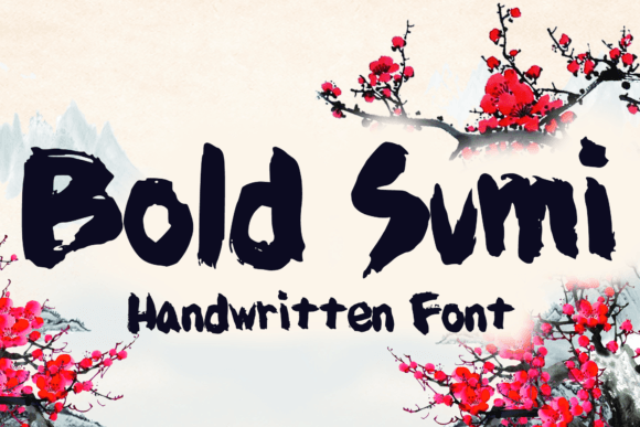 Bold Sumi: A Handwritten Display Font Built for Impact