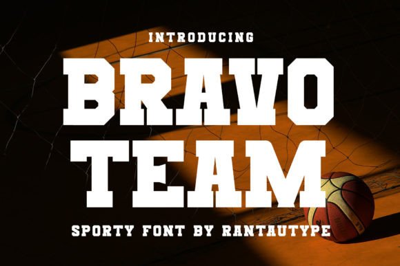 Bravoteam: A Bold Display Typeface Built for Speed and Digital Impact
