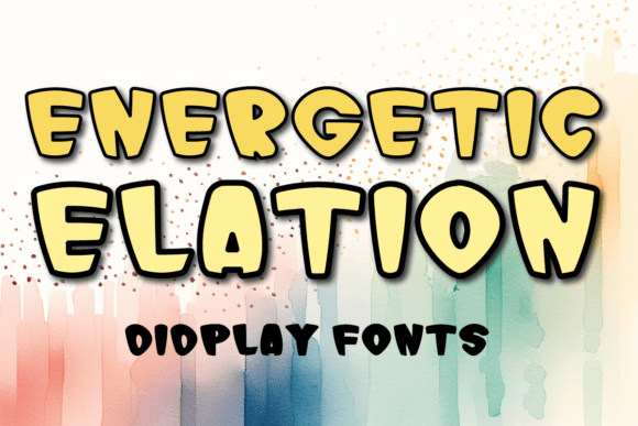 Energetic Elation: A Display Font That Energizes Editorial Layouts