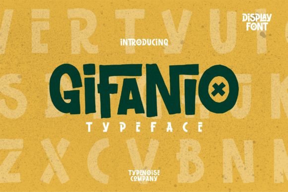Gifanio Typeface: A Web Designer’s Review of a Playful Display Font
