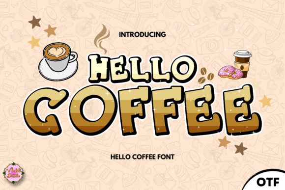 Hello Coffee Font: A Display Typeface for Editorial Design