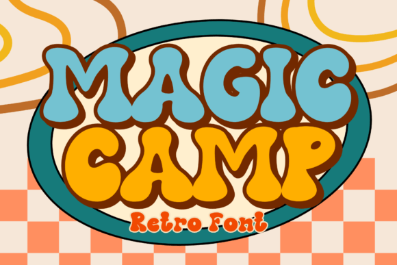 Magic Camp: A Retro Groovy Font for Scroll-Stopping Campaigns
