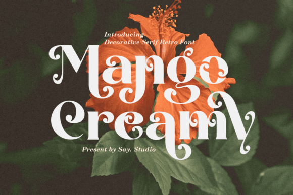 Mango Creamy Font Gave My Small Brand a Fresh, Polished Look
