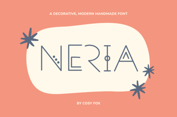 Neria Ornate: A Hand-Drawn Display Font for Your Craft Brand