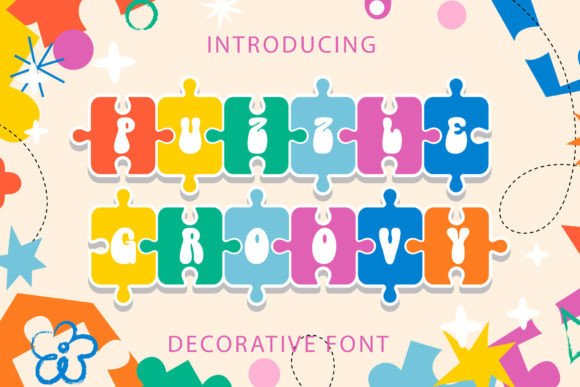 Puzzle Groovy: A Display Font That Brings Playful Warmth to Editorial Design
