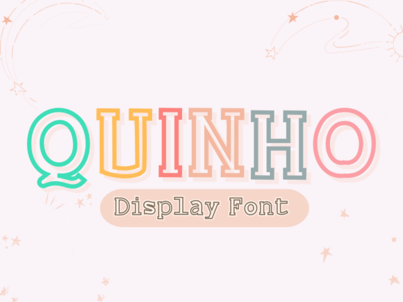 Quinho: A Playful Display Font for Modern Editorial Design
