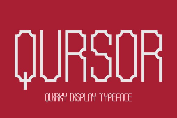 Qursor: A Display Font That Elevates Small Business Branding