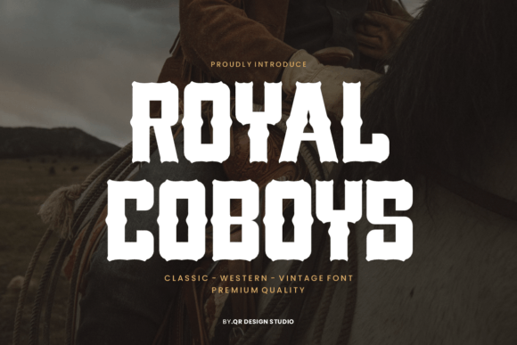 Royal Coboys: A Modern Display Font for Small Business Branding