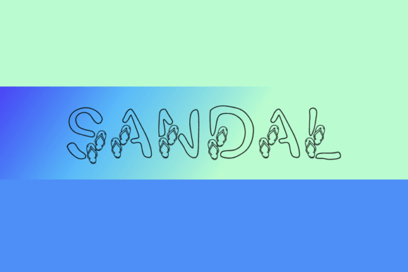 Sandal Font: A Fun Display Type for Creative Campaigns
