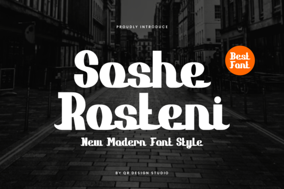Soshe Rosteni: A Playful Display Font for Modern Marketing
