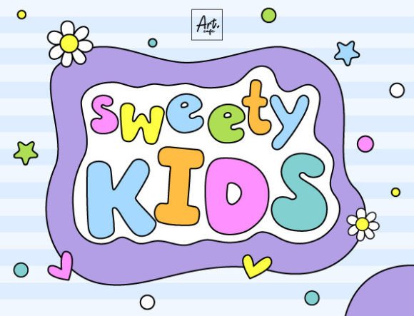 Sweety Kids: A Bold, Cute Display Font for Brand Campaigns