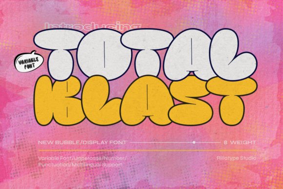 Total Blast Font Gives Your Small Business Brand a Fresh New Look