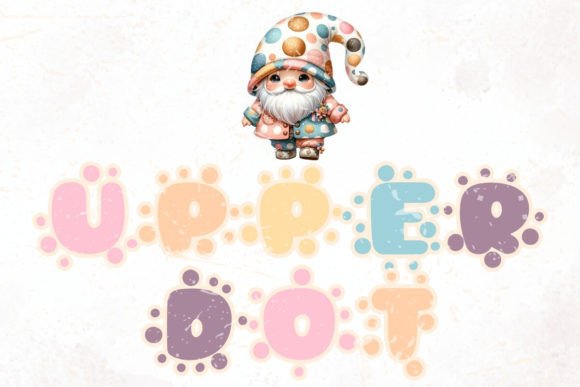 Upper Dot: A Whimsical Display Font for Editorial Charm