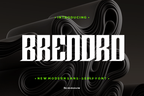 Why Brendro Brings a New Energy to Editorial Display Fonts